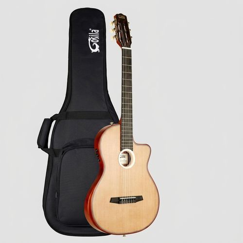 Gosila Silent Guitar with solid cedar top
